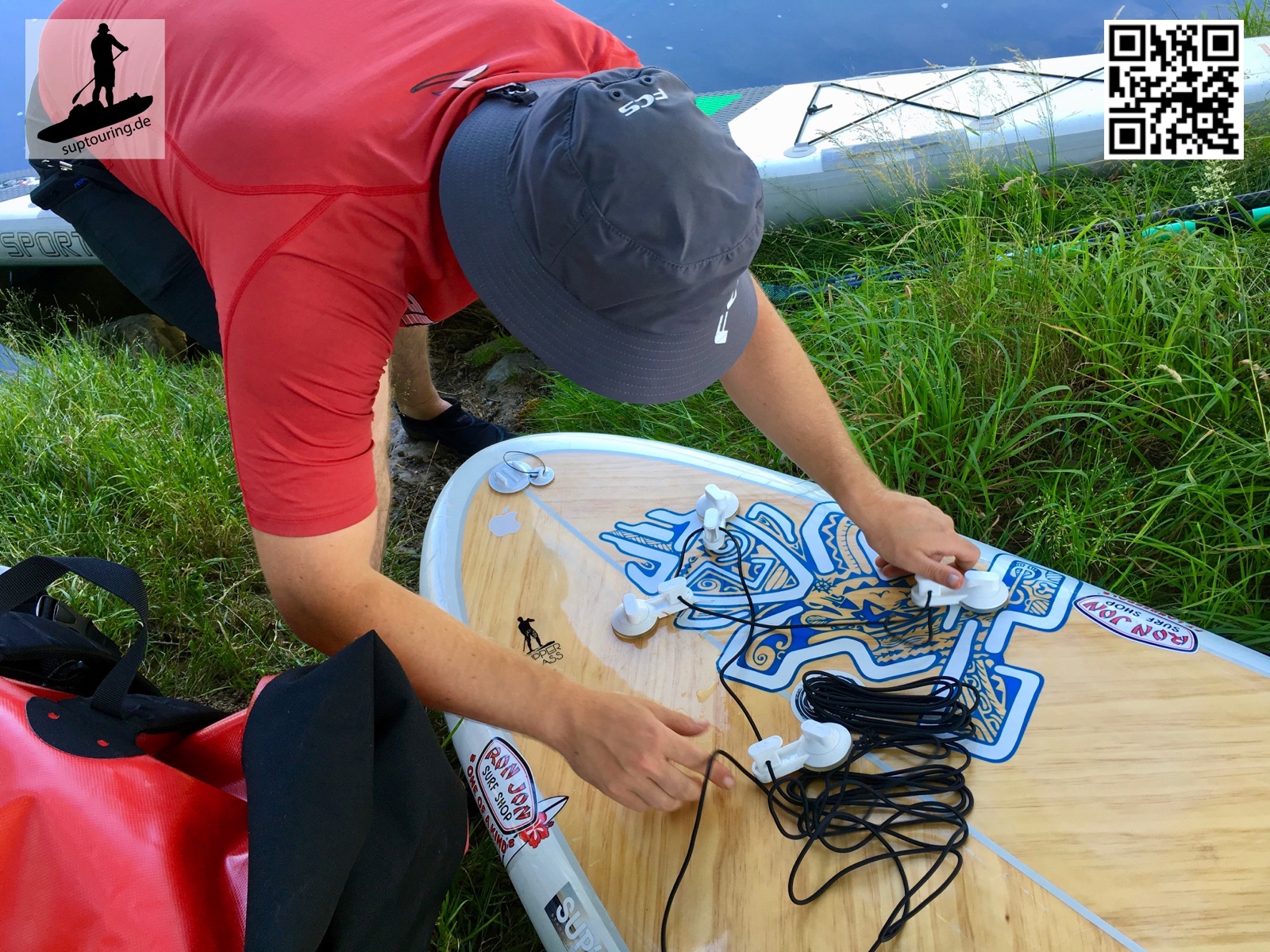 DIY: Ein Gepäcknetz für mein Hardboard