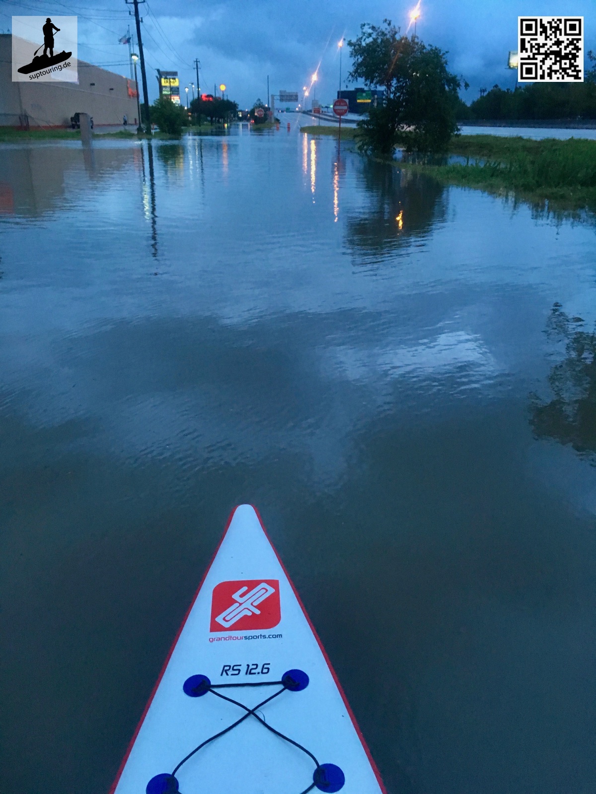 Überschwemmung in Houston: So hatten wir uns das Paddeln nicht vorgestellt