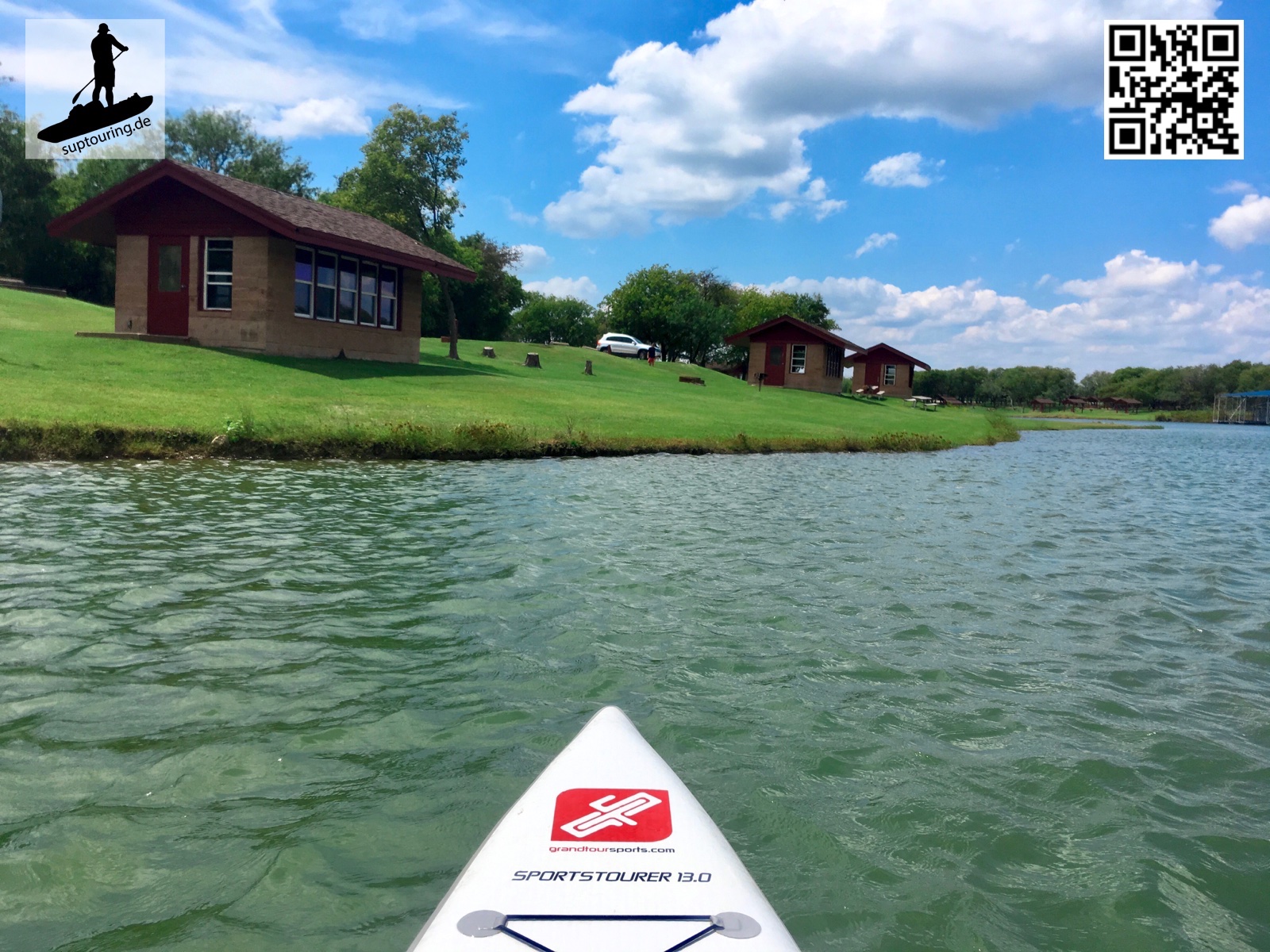 Idyllische Hütten am Lewisville Lake
