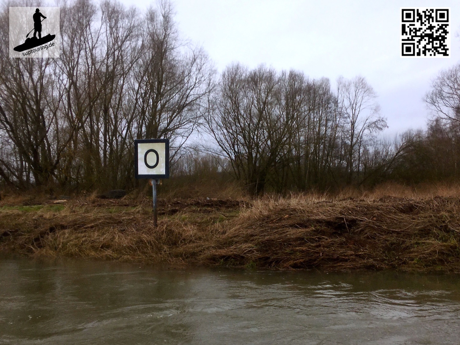 Der Flusskilometer 0 der Lahn: Hier verlief früher die preußisch-hessische Landesgrenze