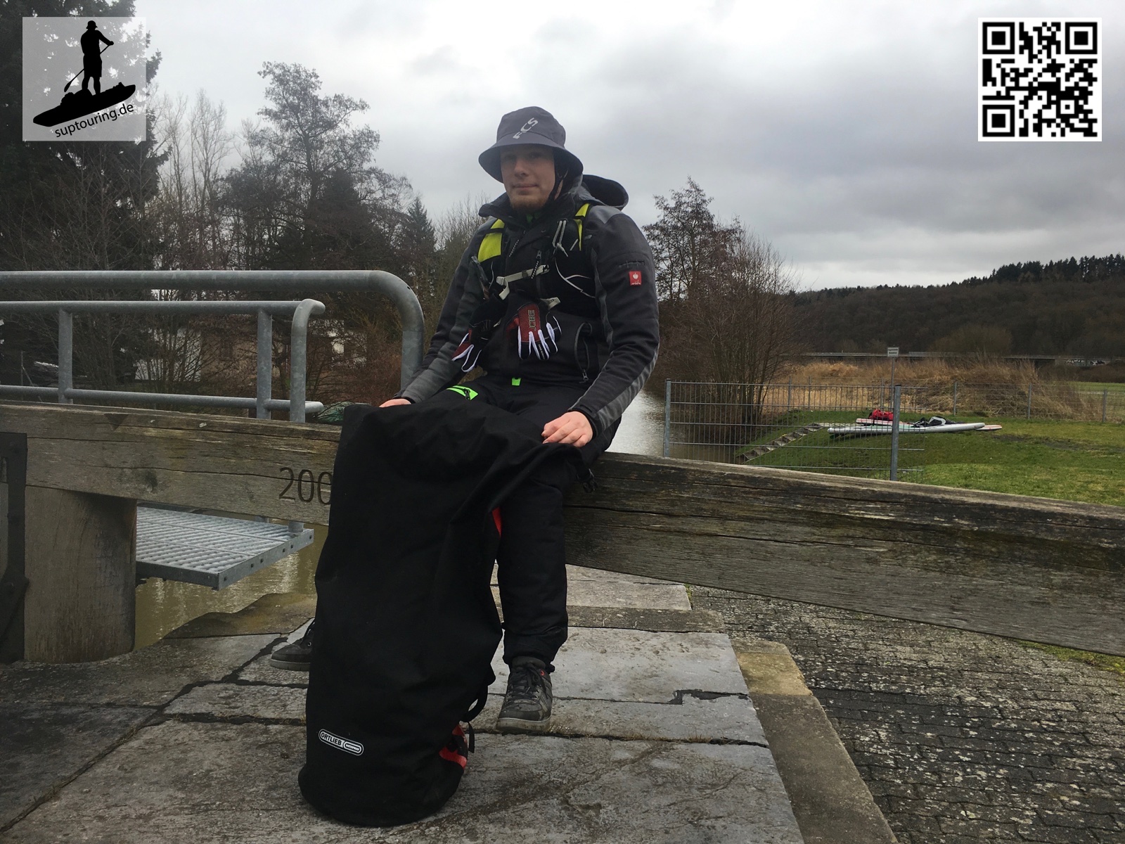 Pause an der Schleuse in Dorlar